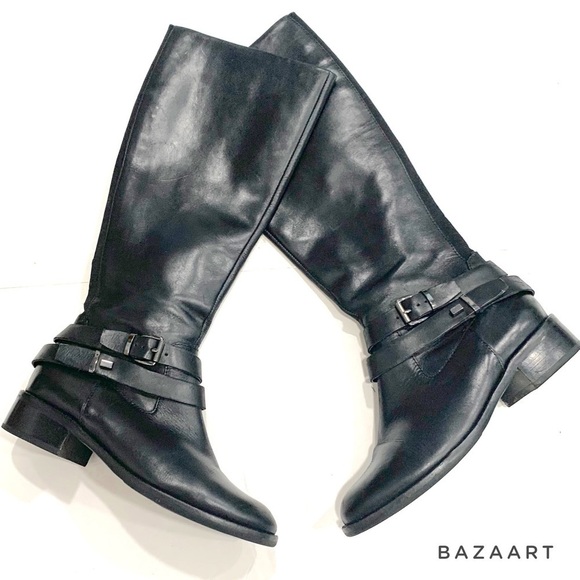 Neiman Marcus Black Knee High Riding Boots Size: 36 EU, 5.5 US - Picture 4 of 7